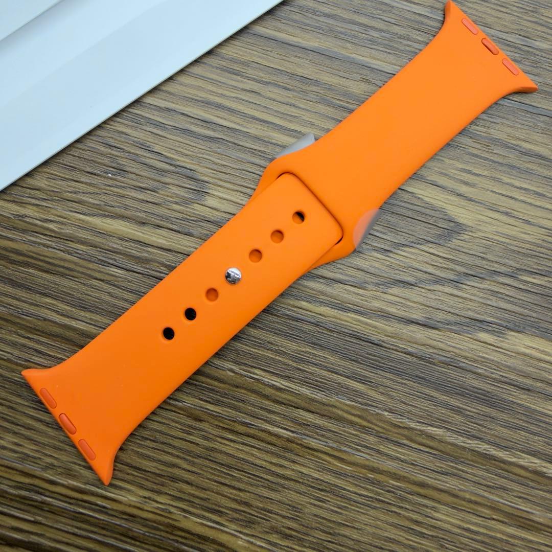 3030 未使用　Apple Watch エルメス　オレンジ　ラバーバンド