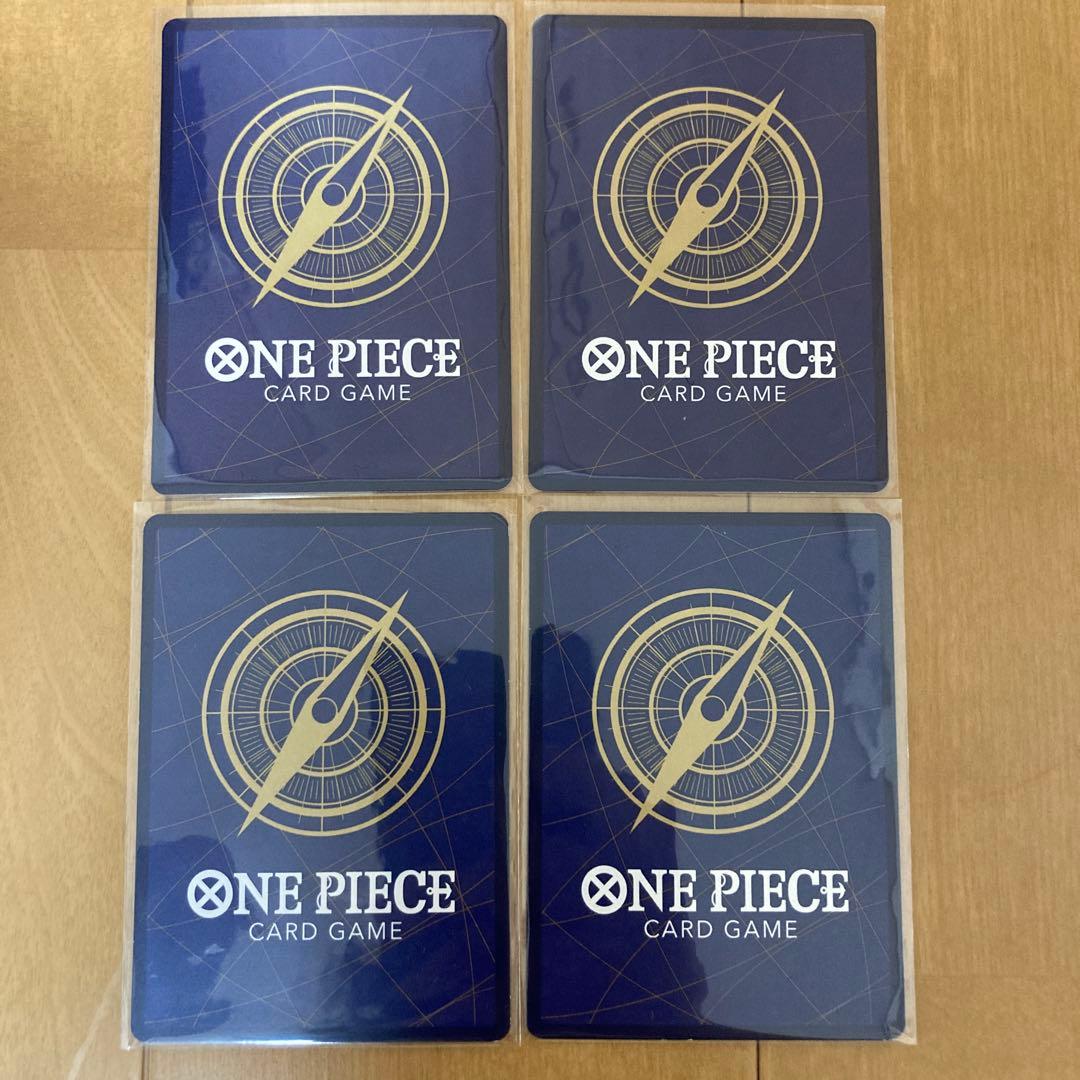 ワンピースカード ルフィ　ジャンプ　プロモカード 4枚