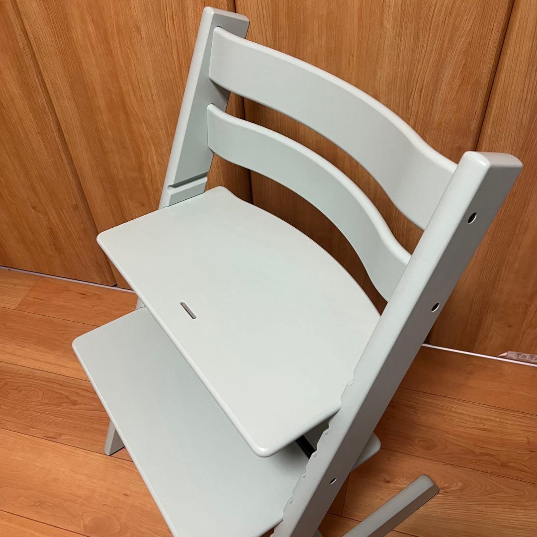 ストッケ　トリップトラップ　シリアル7 s/n7 水色　ベビーチェア