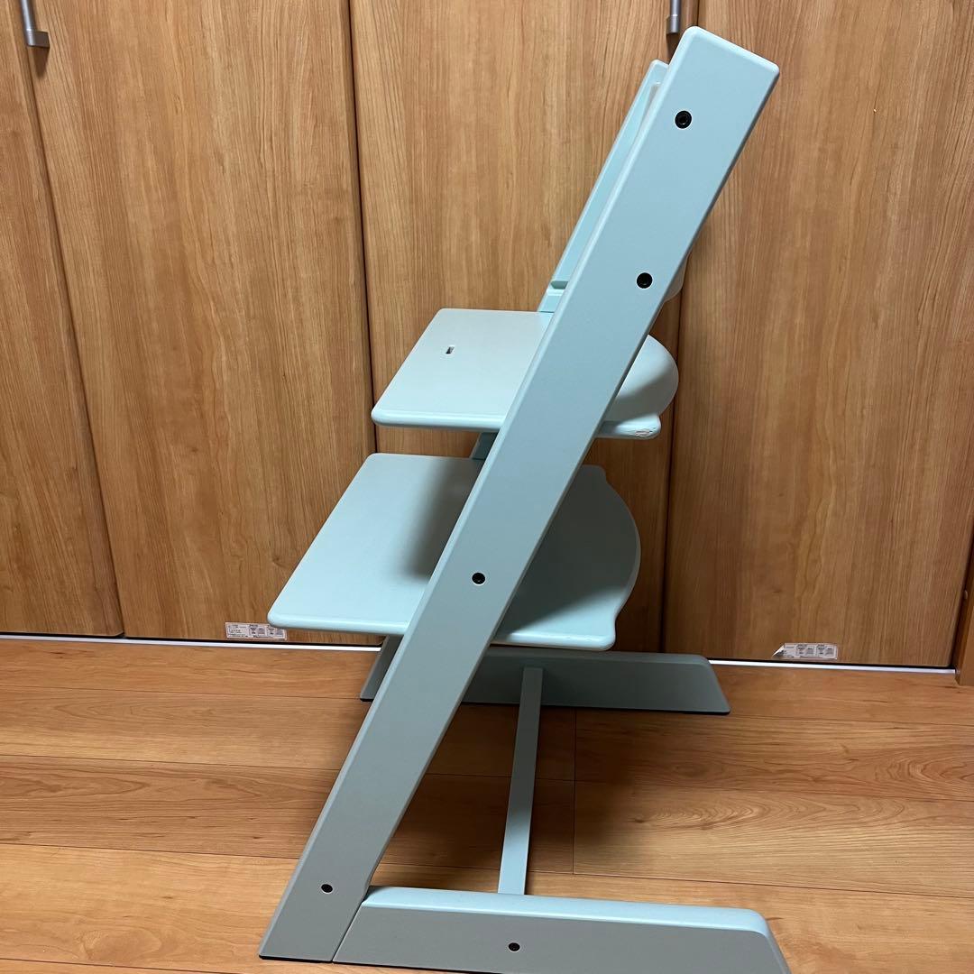 ストッケ　トリップトラップ　シリアル7 s/n7 水色　ベビーチェア