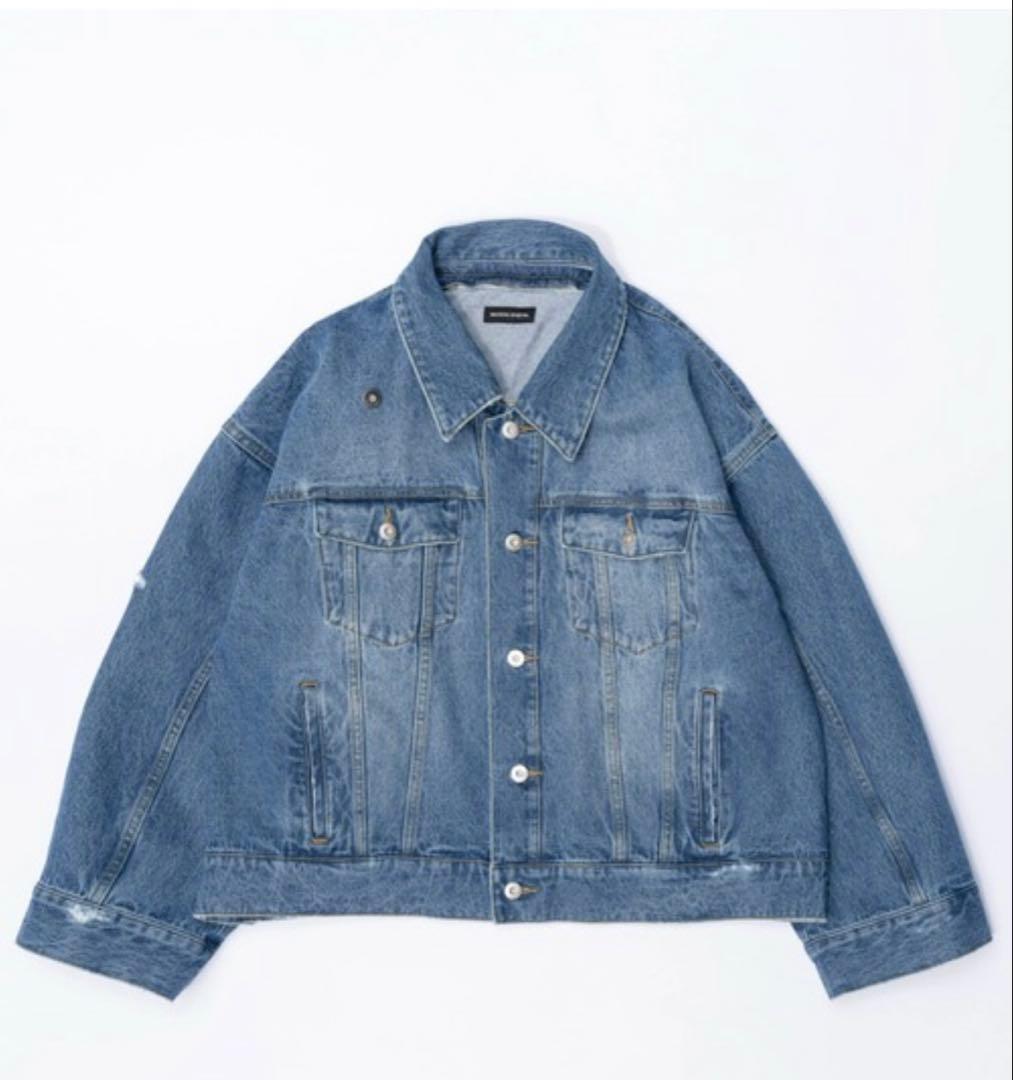 MAISON SPECIAL オーバーサイズ デニムジャケット 2WAY