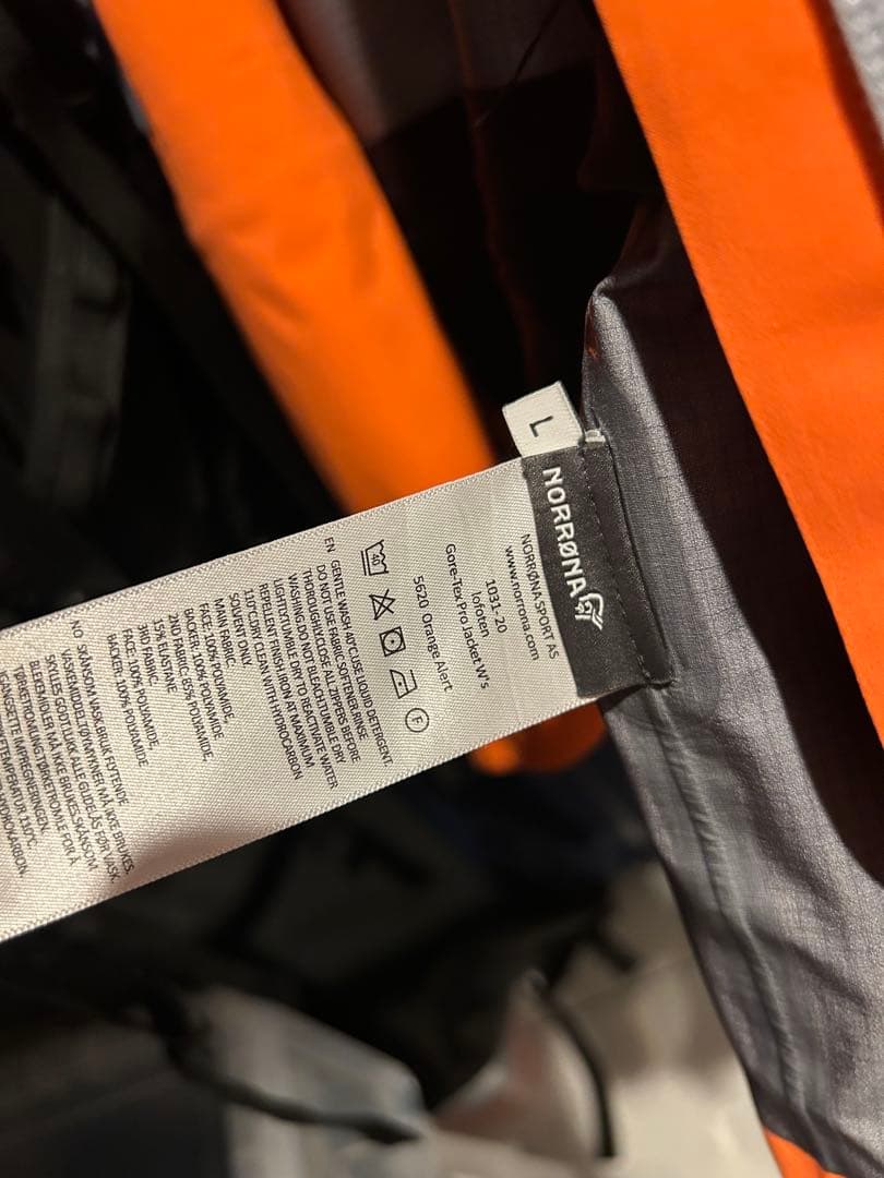 【美品】ノローナlofoten goretex pro jacket W's L