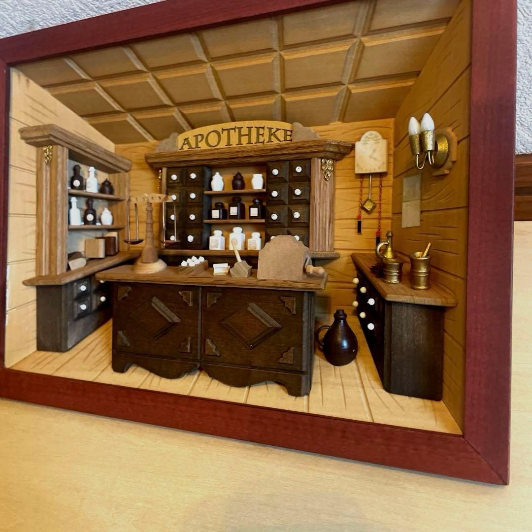 ドイツ　薬局のミニチュアモデル APOTHEKE ドイツリンデ社製