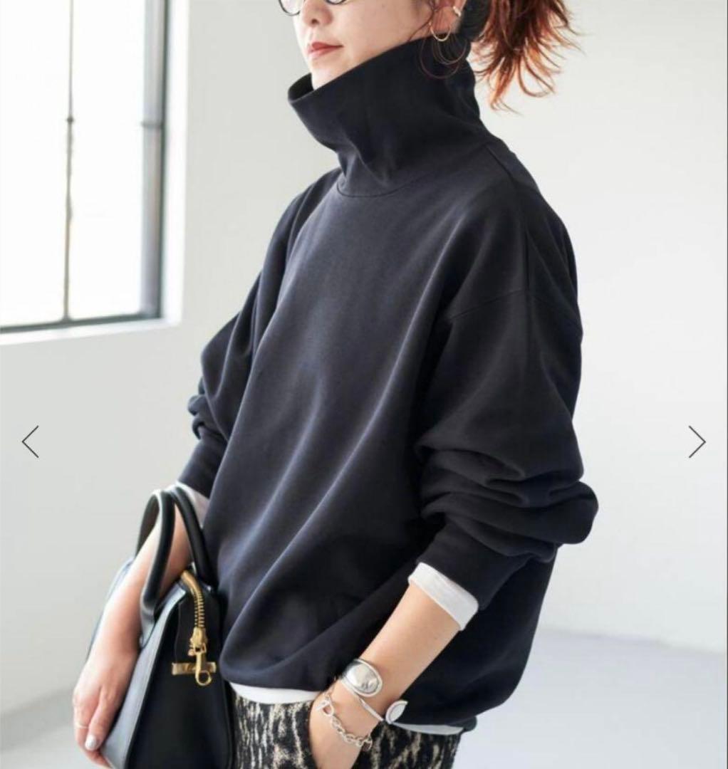 spick and Span 裏毛ハイネックプルオーバー/2025年新品