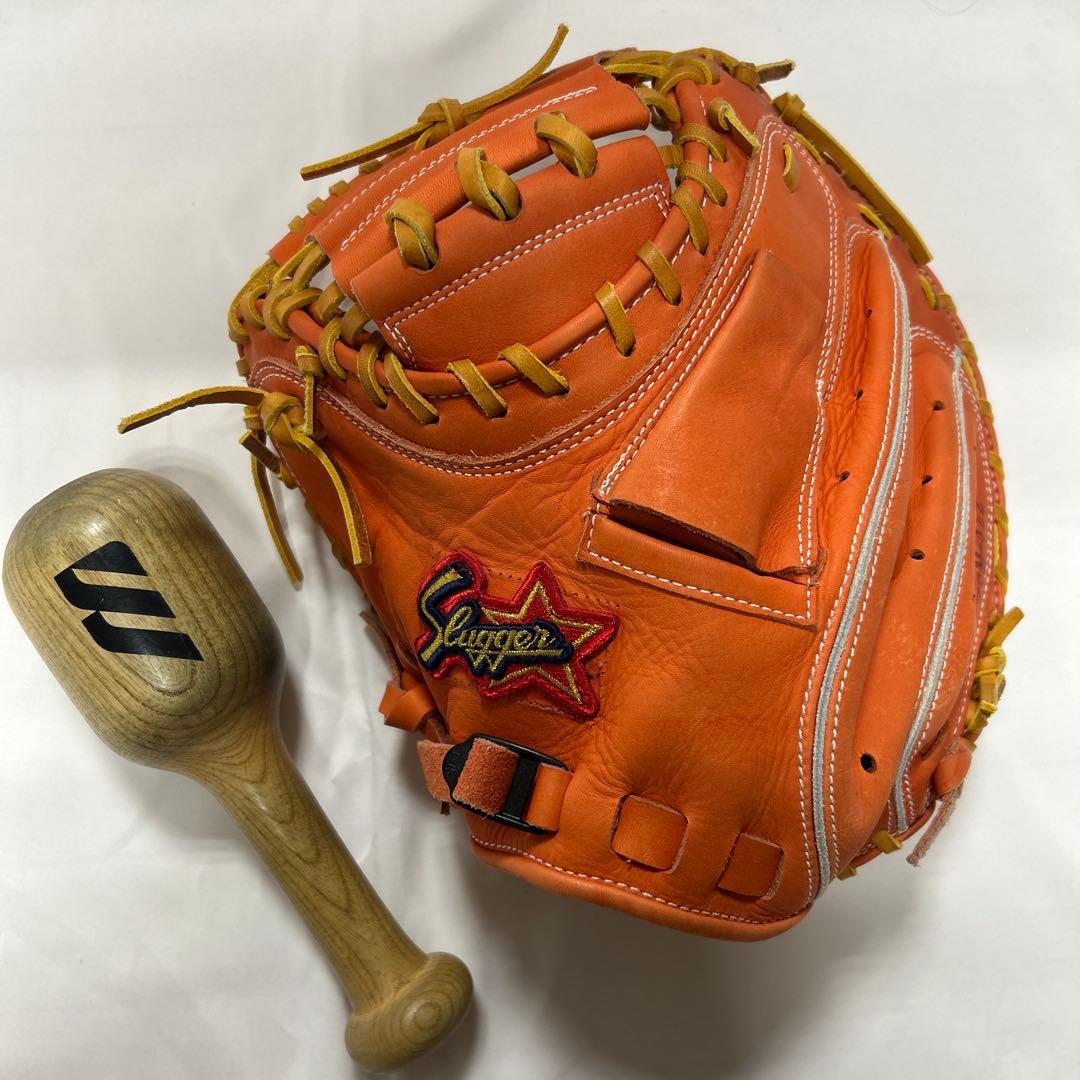 スラッガー 左用軟式キャッチャーミット おまけ付