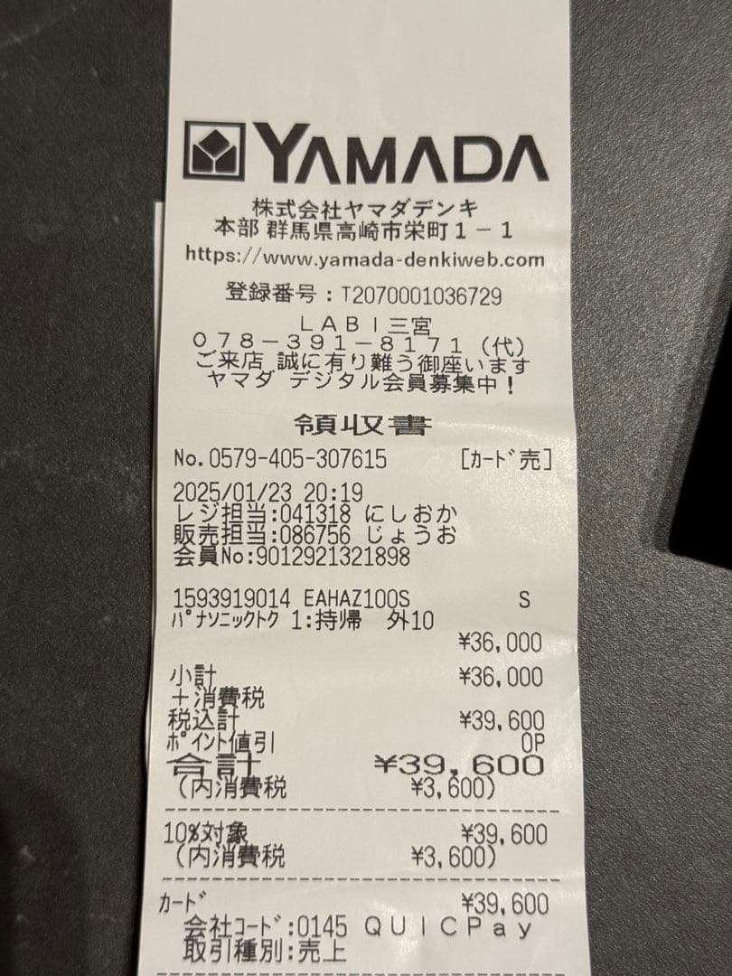 Technics EAH-AZ100 ワイヤレスイヤホン　シルバー