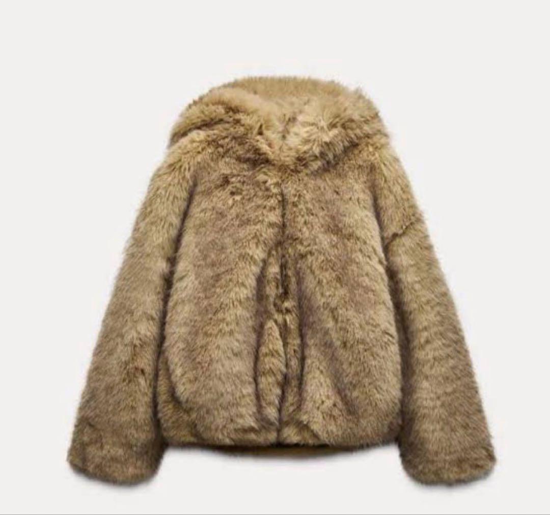 ZARA ファージャケット　ファーコート　leinwande