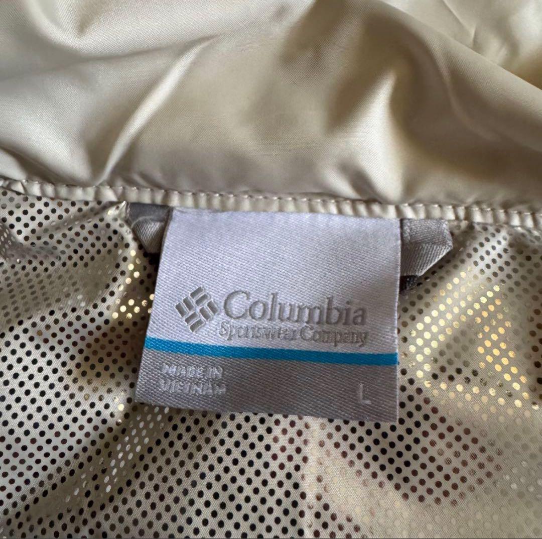 M Columbia フード付きダウンジャケット ベージュ
