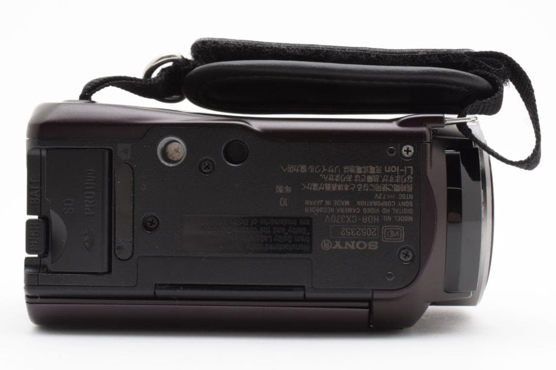 【極美品】SONY HANDYCAM HDR-CX370V ボルドーブラウン