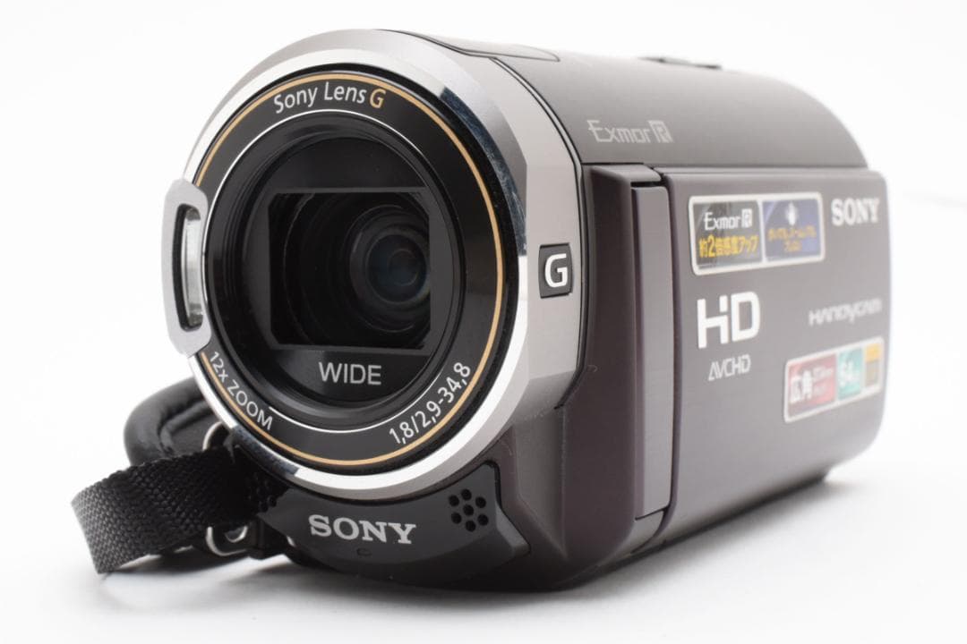 【極美品】SONY HANDYCAM HDR-CX370V ボルドーブラウン
