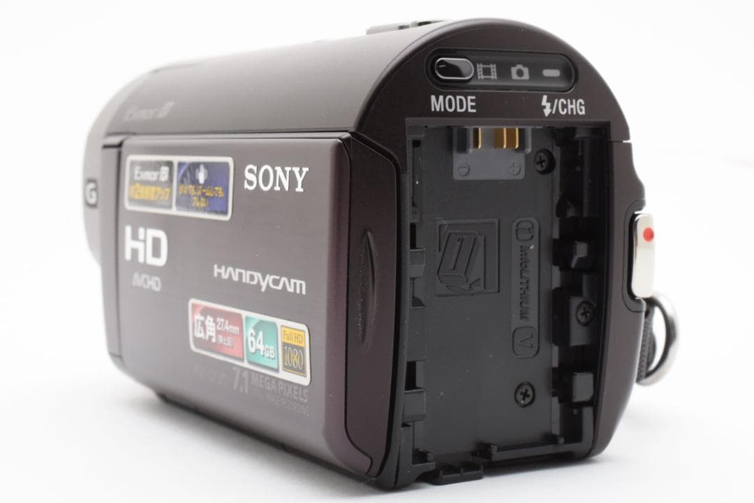 【極美品】SONY HANDYCAM HDR-CX370V ボルドーブラウン