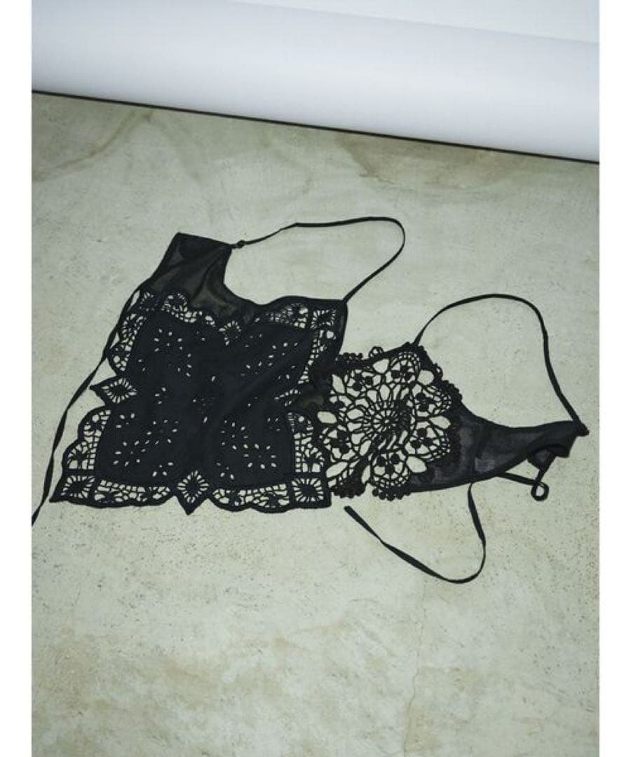 【Htage】パッチワークレースキャミソール