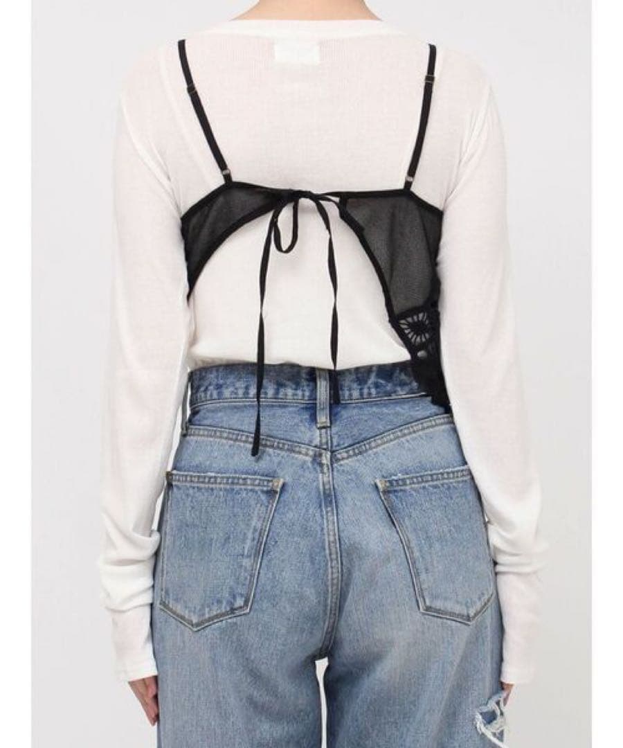 【Htage】パッチワークレースキャミソール