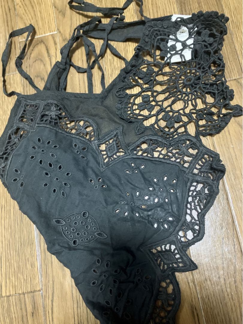 【Htage】パッチワークレースキャミソール