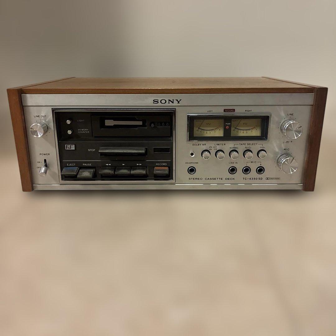 ラジオ・コンポ SONY TC-4350SD STEREO CASSETTE DECK