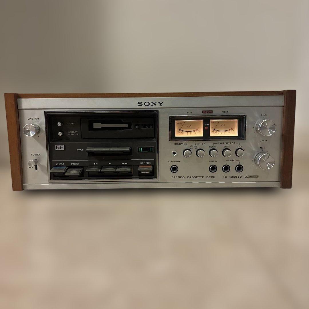 ラジオ・コンポ SONY TC-4350SD STEREO CASSETTE DECK