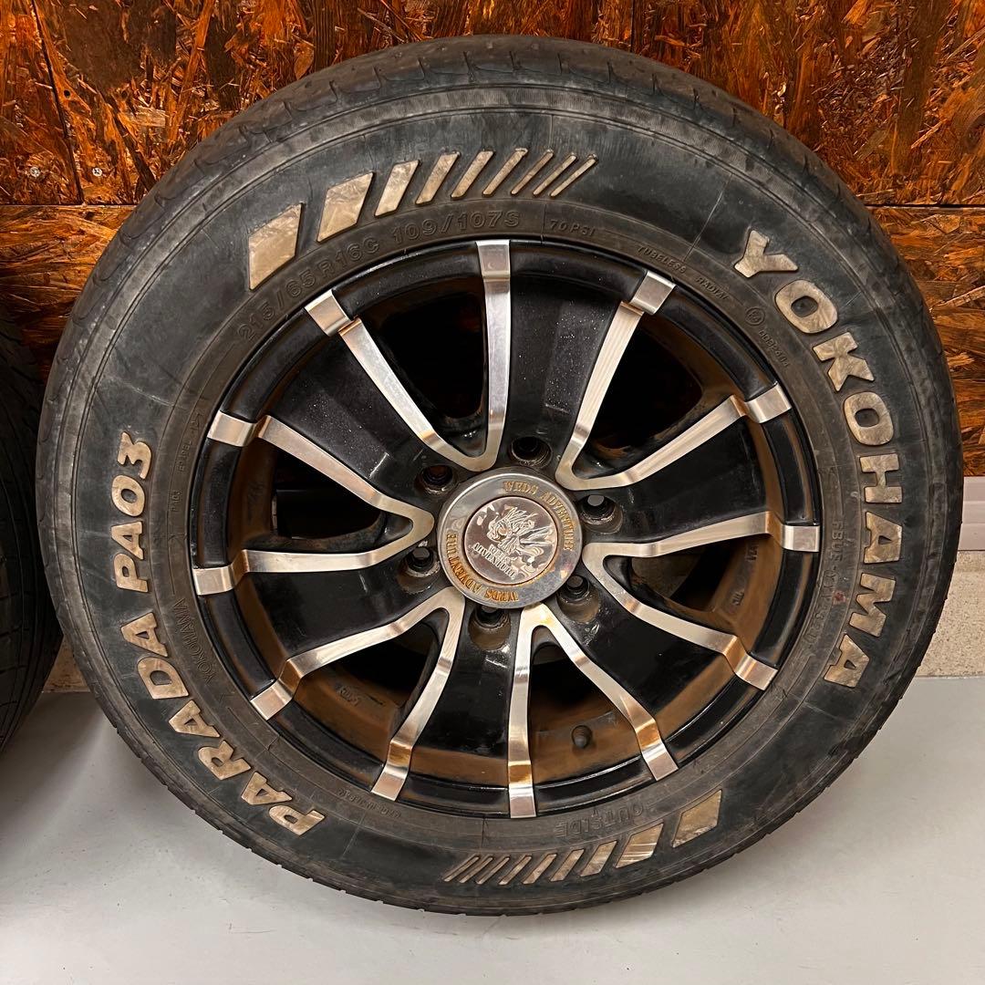 WEDS ADVENTURE ホイール 16インチ ハイエース　タイヤ ウェッズ