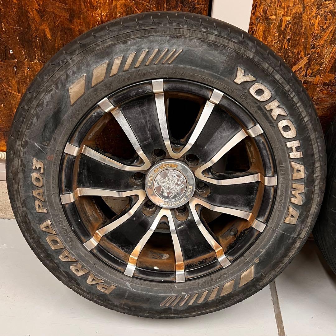 WEDS ADVENTURE ホイール 16インチ ハイエース　タイヤ ウェッズ