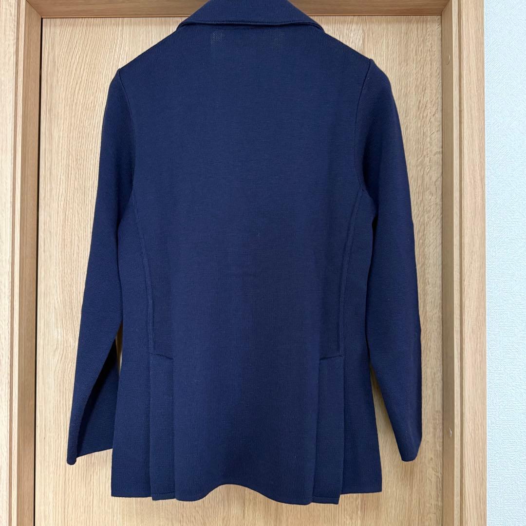 【タグ付き未使用】ラルディーニ LARDINI ウール ニットジャケット