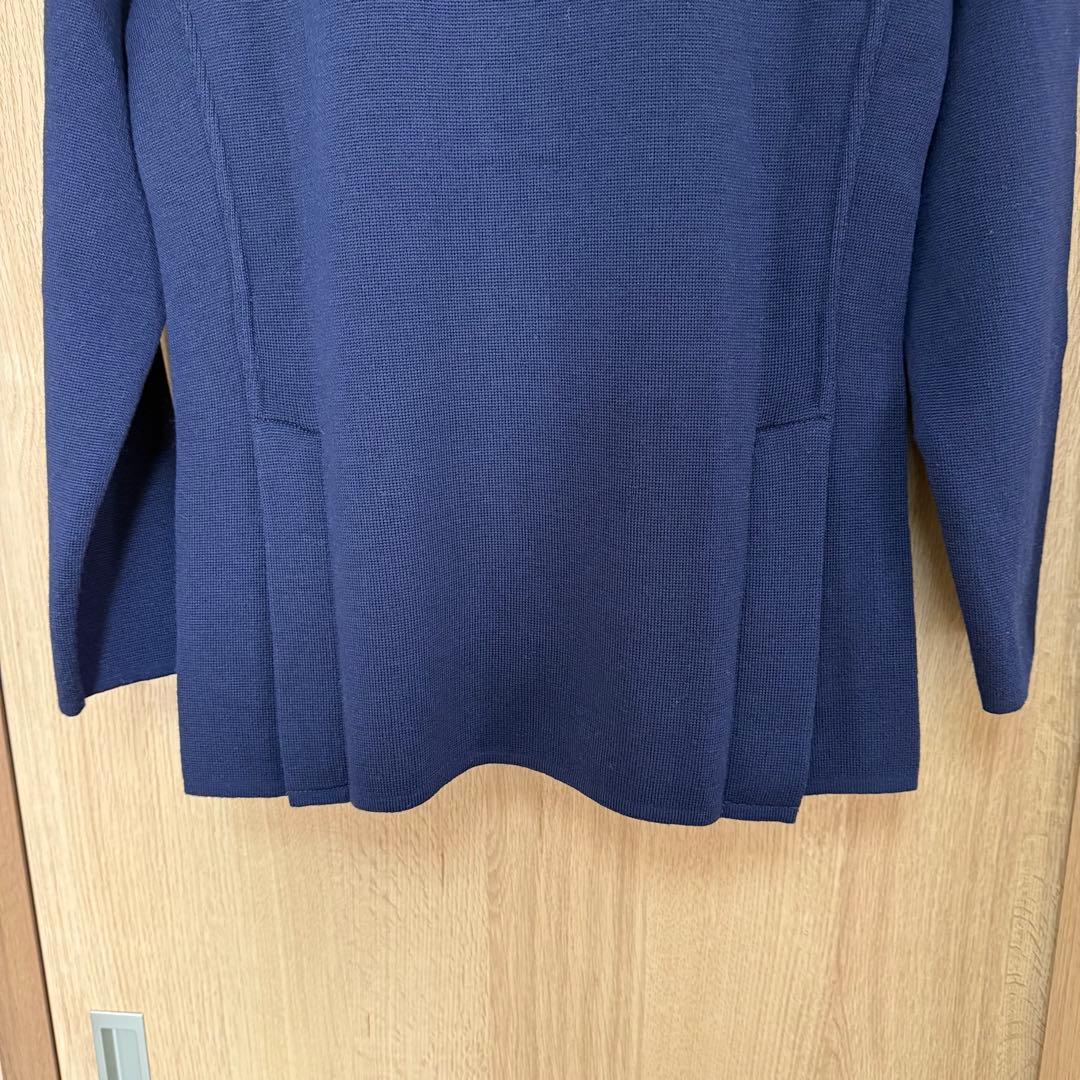 【タグ付き未使用】ラルディーニ LARDINI ウール ニットジャケット