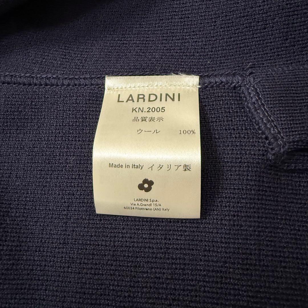 【タグ付き未使用】ラルディーニ LARDINI ウール ニットジャケット