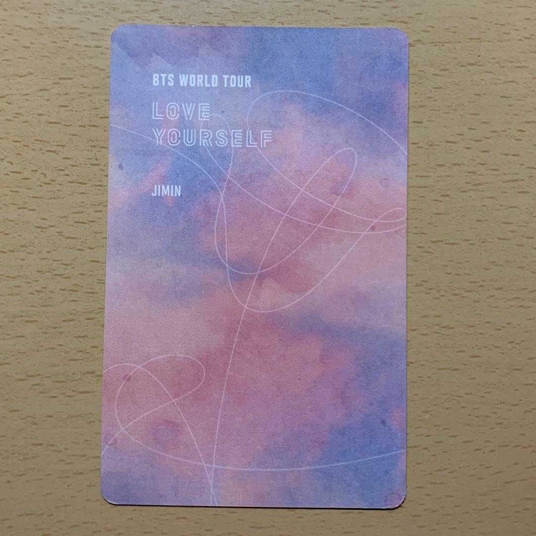 BTS ジミン LOVE YOURSELF トレカ ポスター