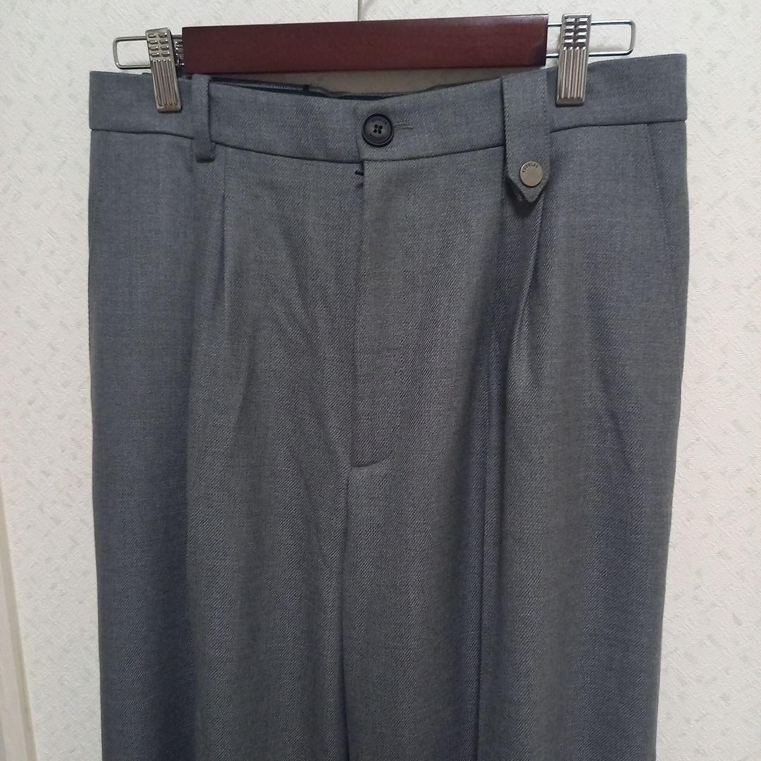 EgonLab エゴンラボ　24awグレー　Large Pants フレアバギー