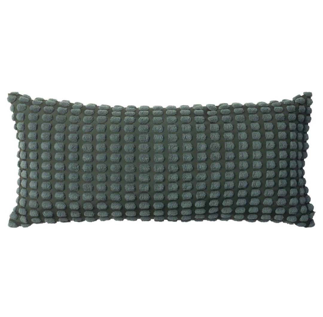 IKEA ソーデルハムン 3人掛けソファ グレー 木製脚付き クッション付