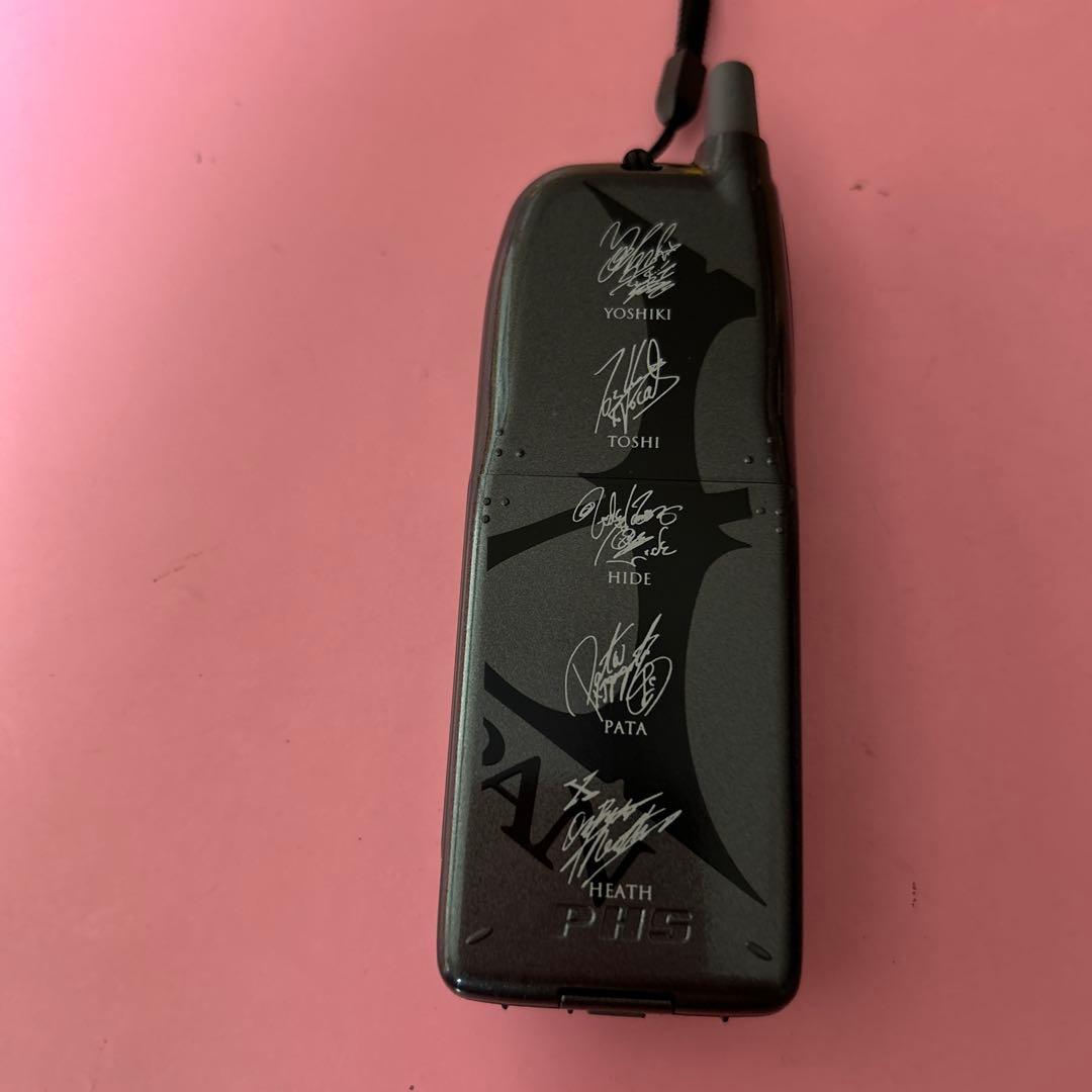 X japan サイン入り携帯電源