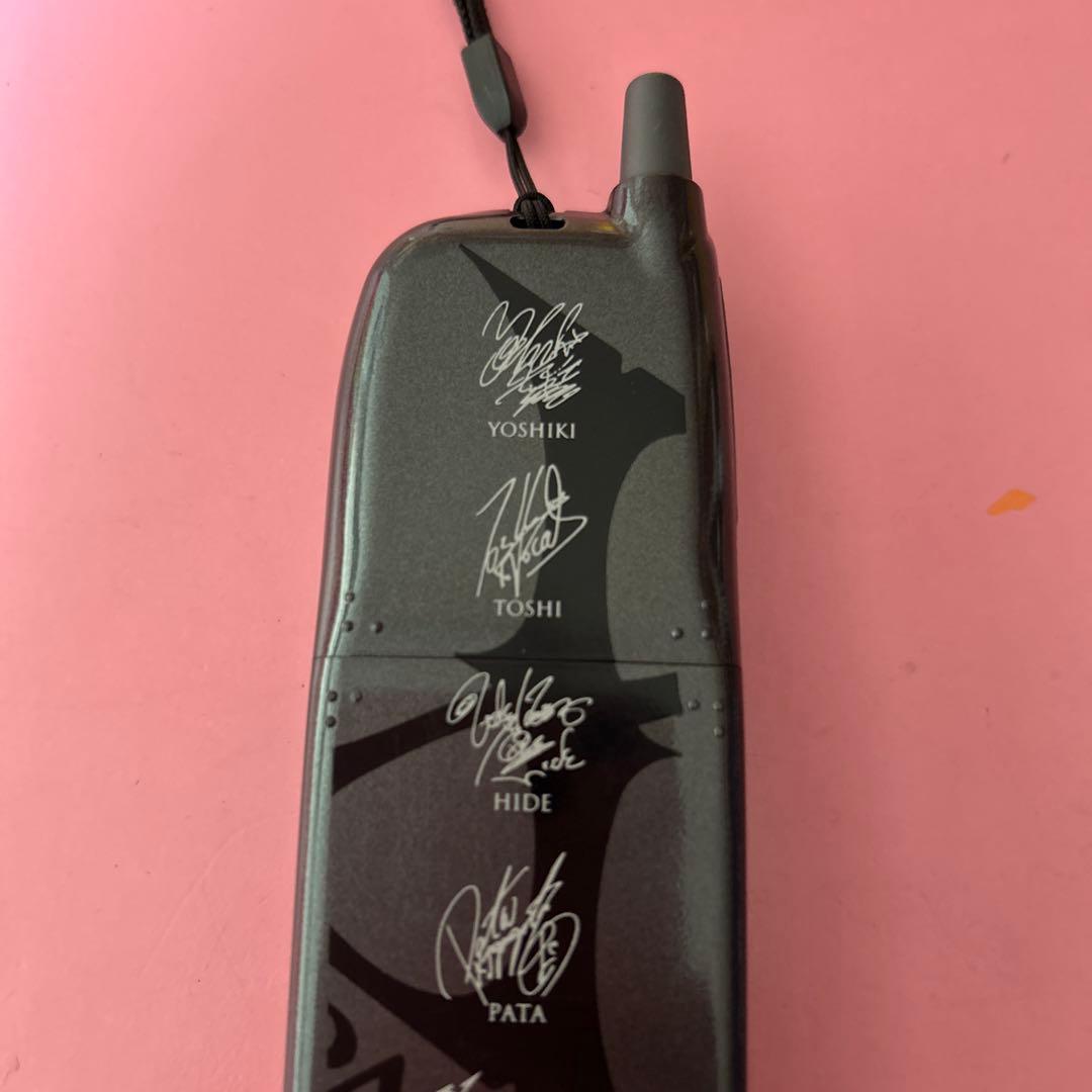 X japan サイン入り携帯電源