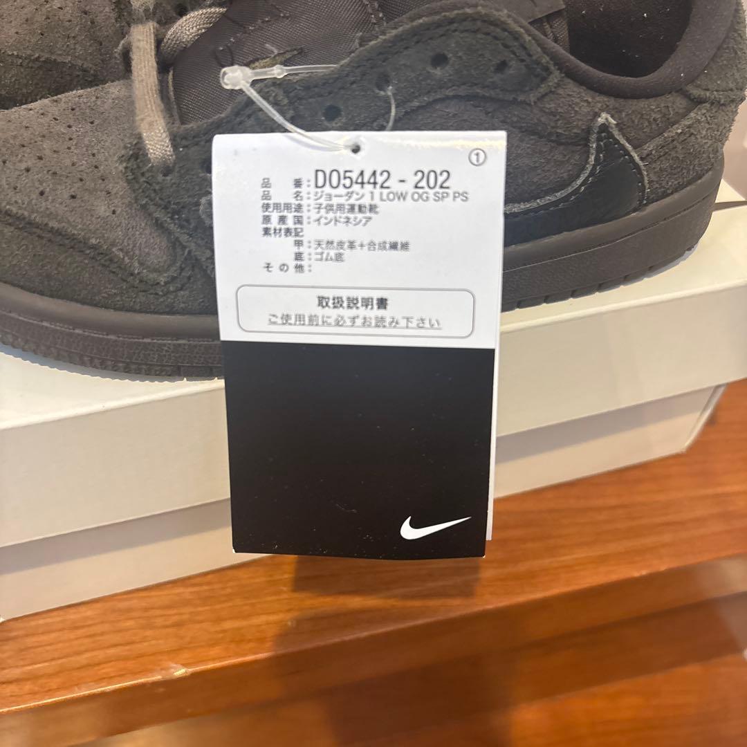 Travis Scott JORDAN 1 LOW OG SP（PS） 19.5