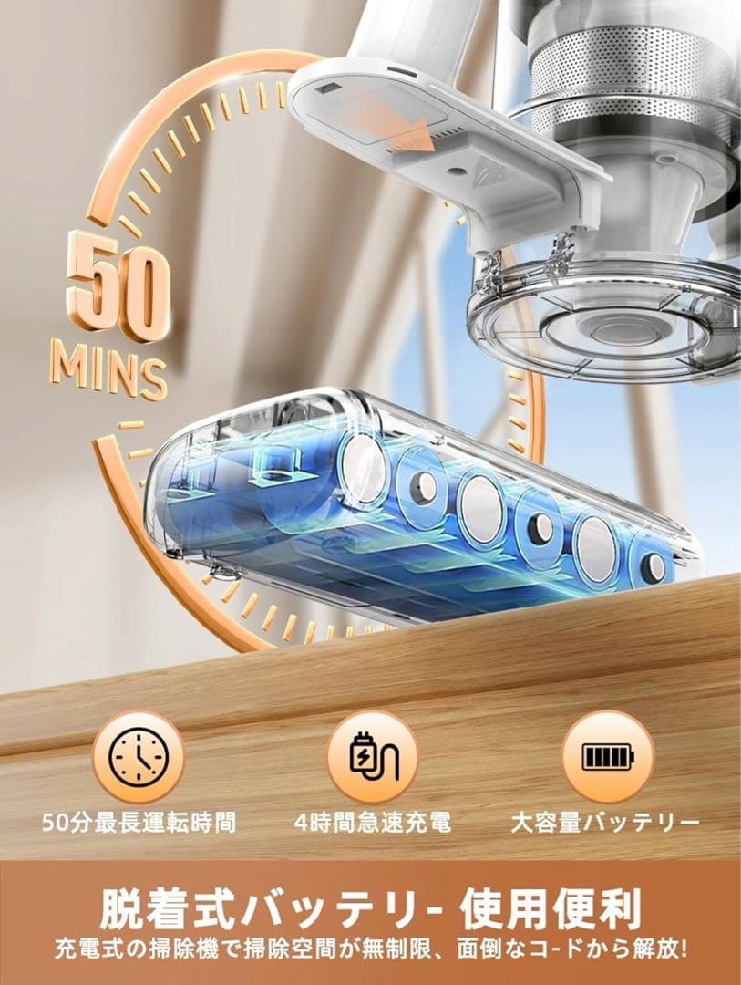 専用　掃除機 コードレス　ハンディクリーナー スティッククリーナー PSE認証済