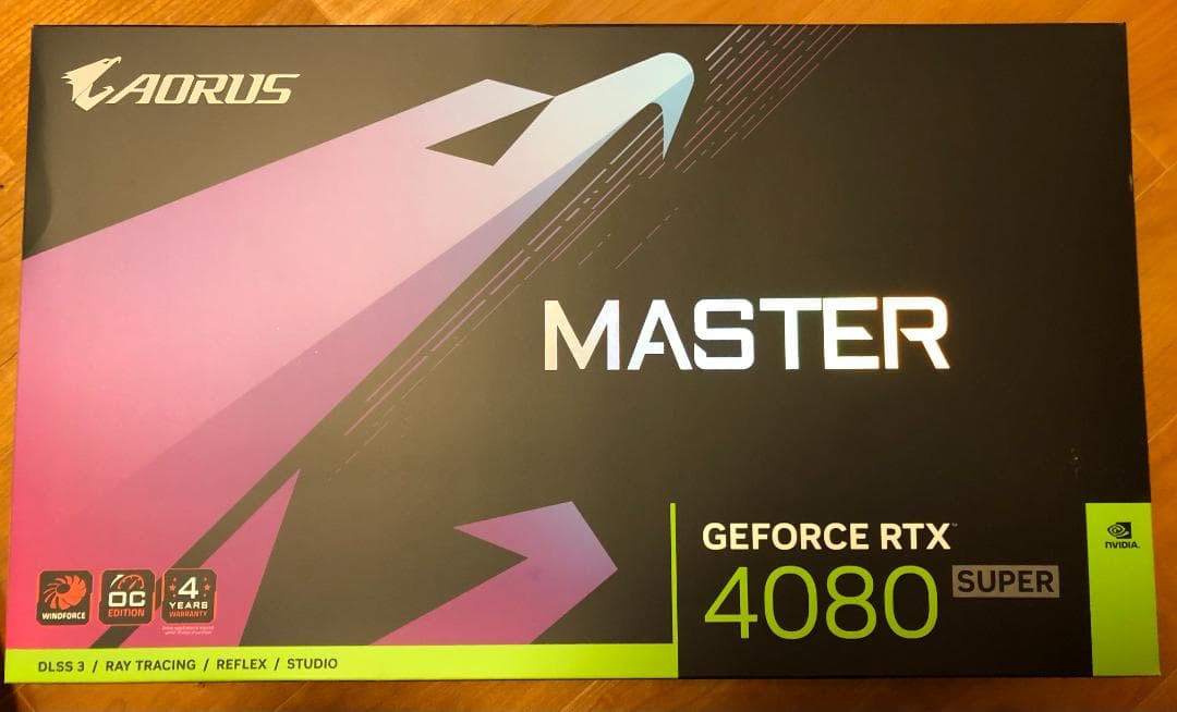 グラフィックボード・グラボ・ビデオカード AORUS RTX 4080 SUPER MASTER 16G