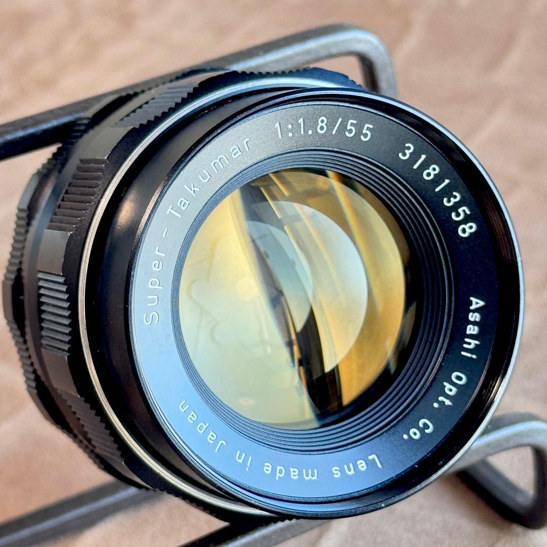 光学極美品_作例有✨ PENTAX スーパータクマー 55mm f1.8 後期型