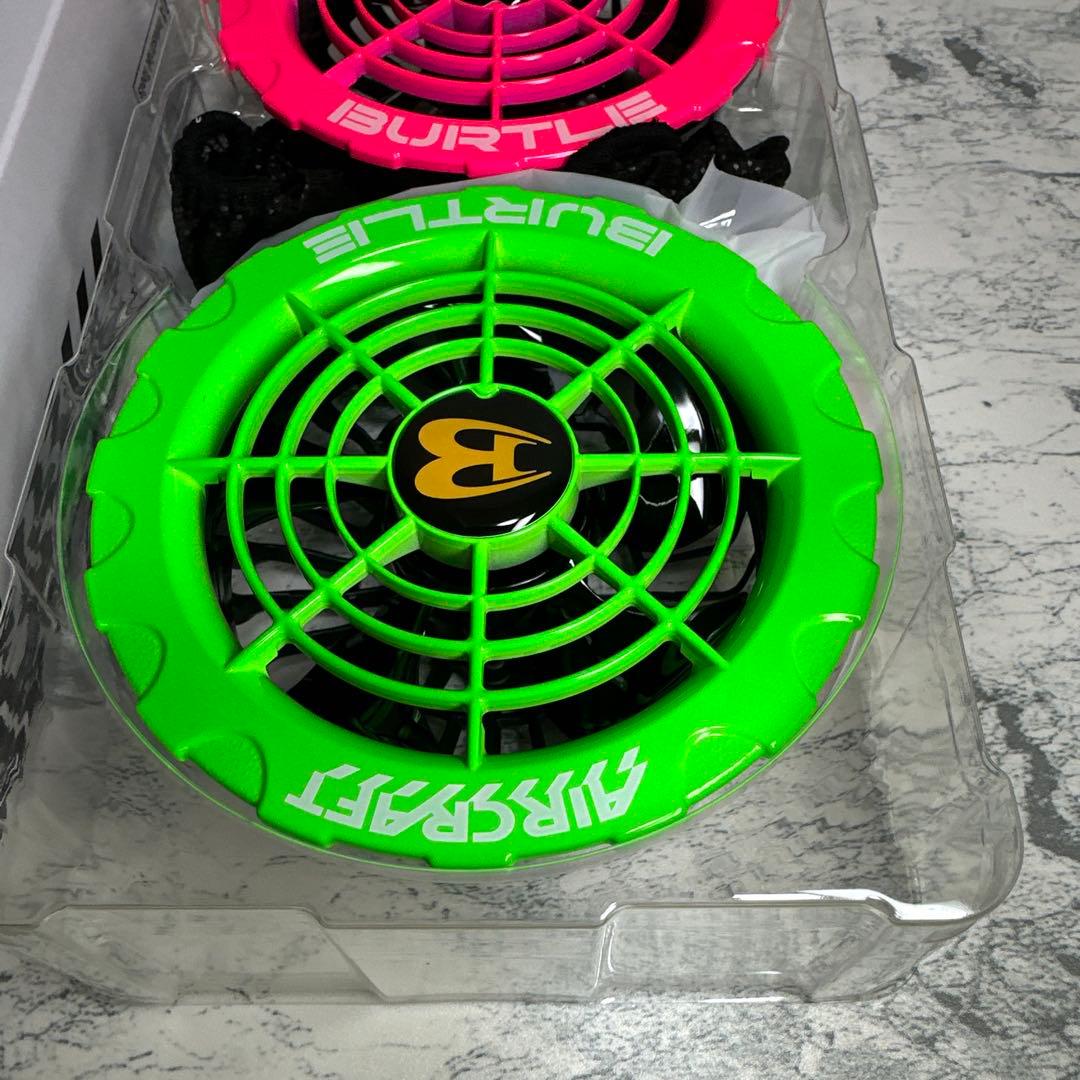 新品未使用 AC371 バートル ファン アシンメトリー ピンク　ライム　❻