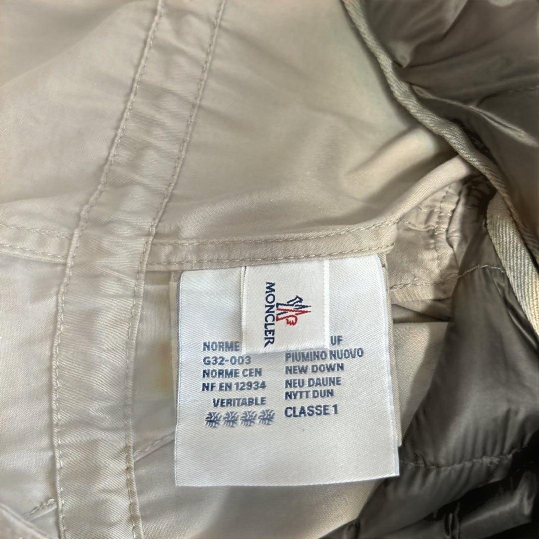 どり　モンクレール　モッズコート　ダウンインナー付きコート