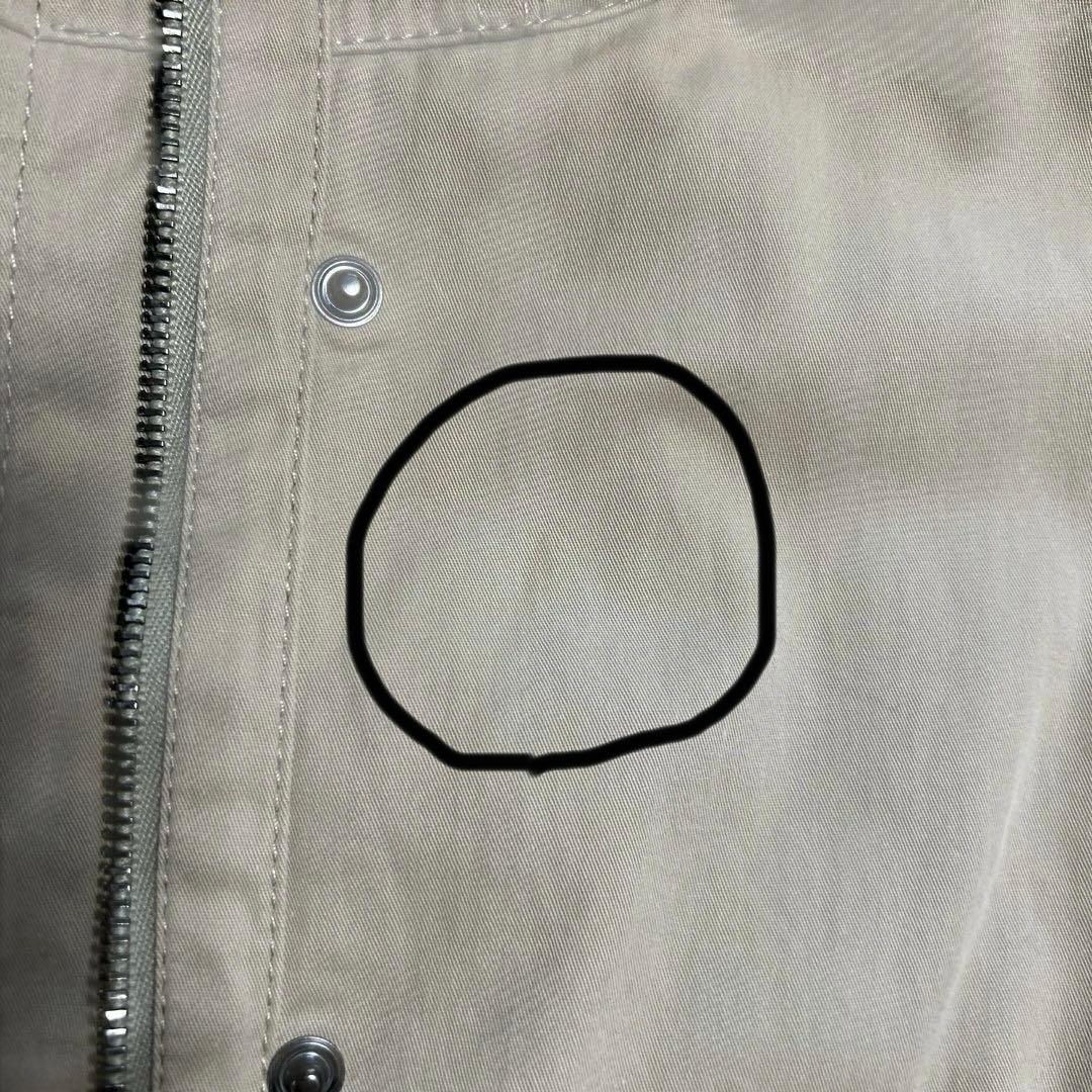 どり　モンクレール　モッズコート　ダウンインナー付きコート