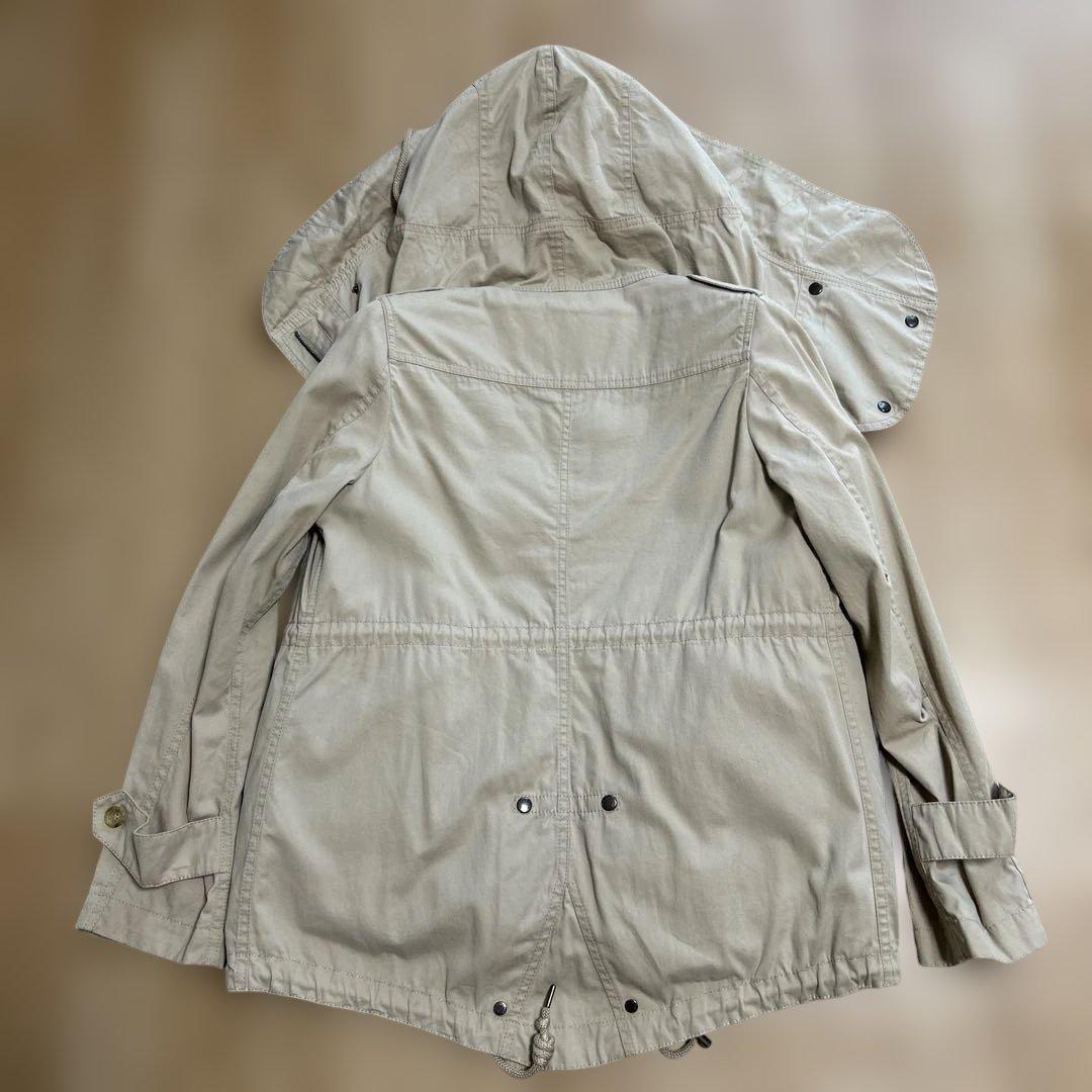 どり　モンクレール　モッズコート　ダウンインナー付きコート