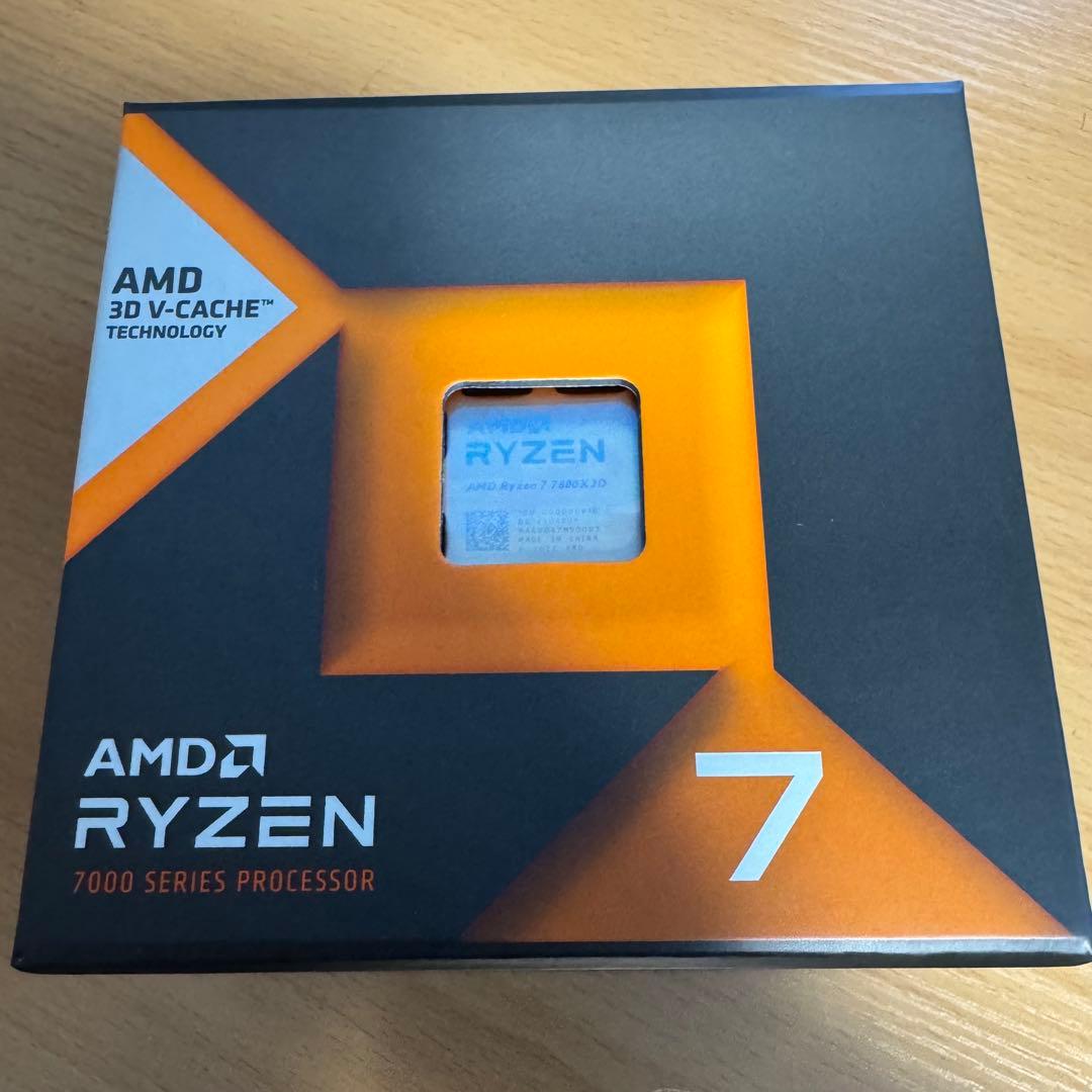 新品未開封 AMD Ryzen 7 7800X3D 国内正規品保証付き