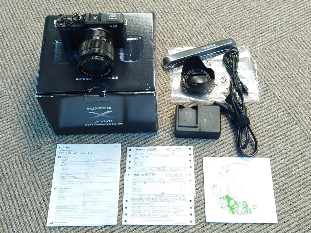 超美品 FUJIFILM X-M1 16-50mmレンズキット 箱・付属品あり