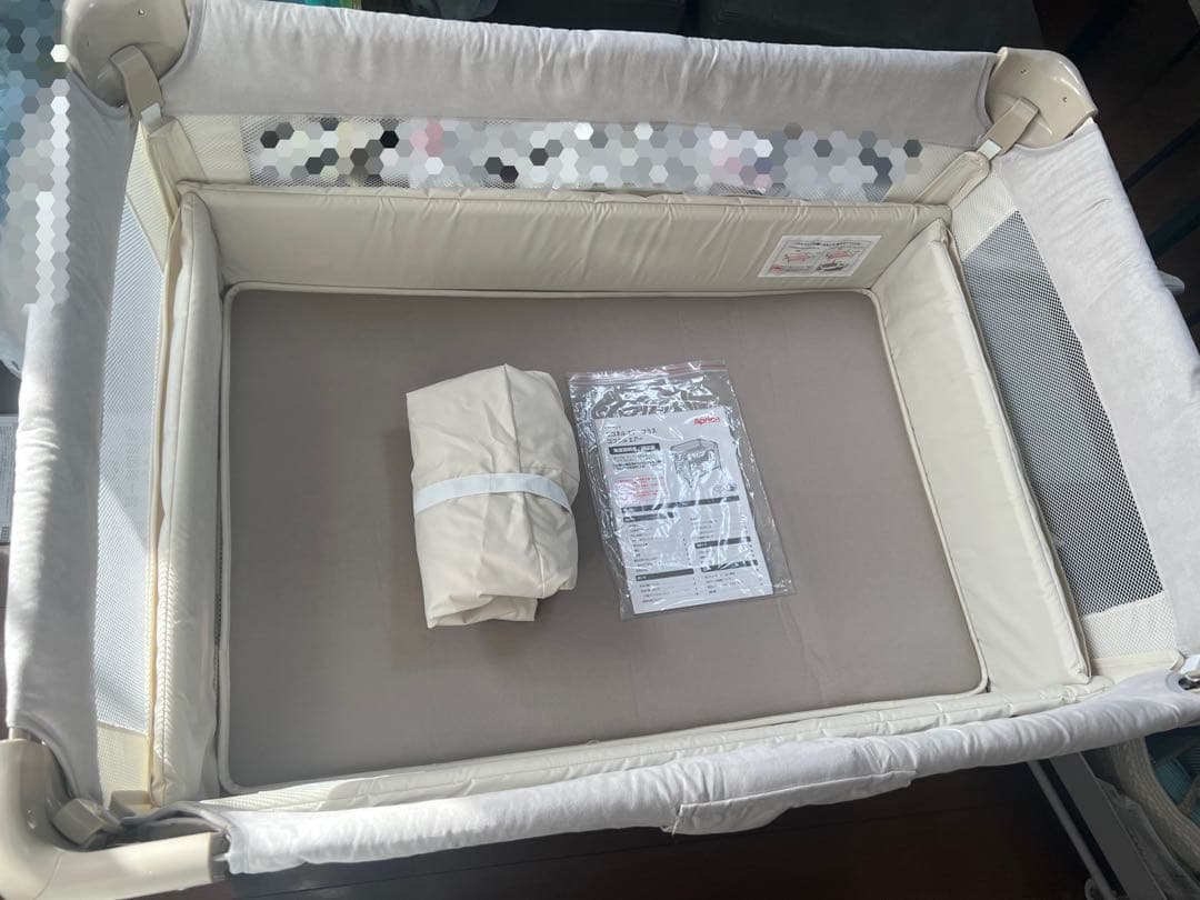 【美品】Apricaアップリカ ベビーベッド ココネルエアープラスAB