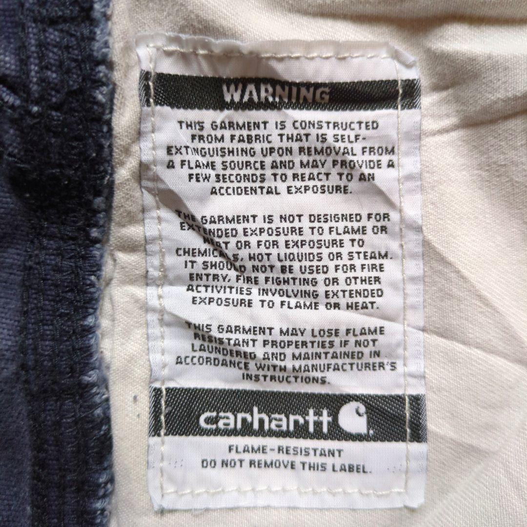 Carhartt FRワークパンツ グッドフェード 茄子紺 W40
