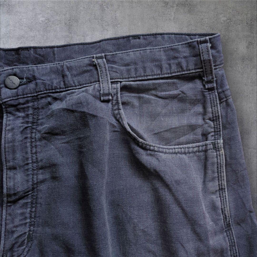 Carhartt FRワークパンツ グッドフェード 茄子紺 W40