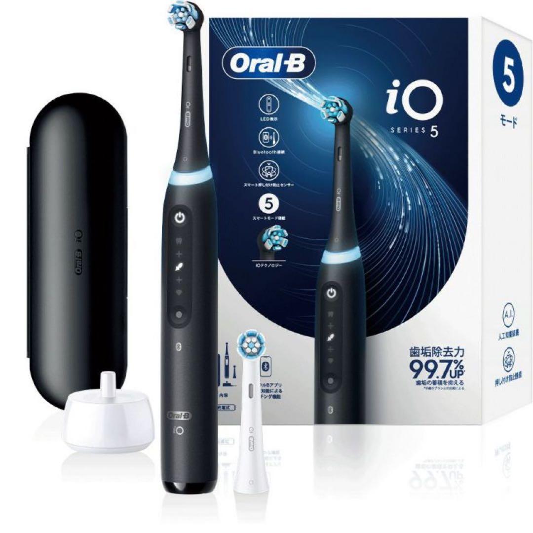 【⭐︎新品未開封⭐︎】ブラウン Oral-B iO 5 電動歯ブラシ マットブラック