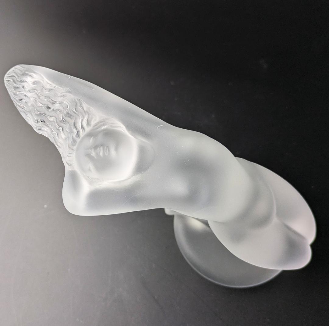 草*認様 ラリック カーマスコット 風の女神クリュシスカー美品 フランス アール