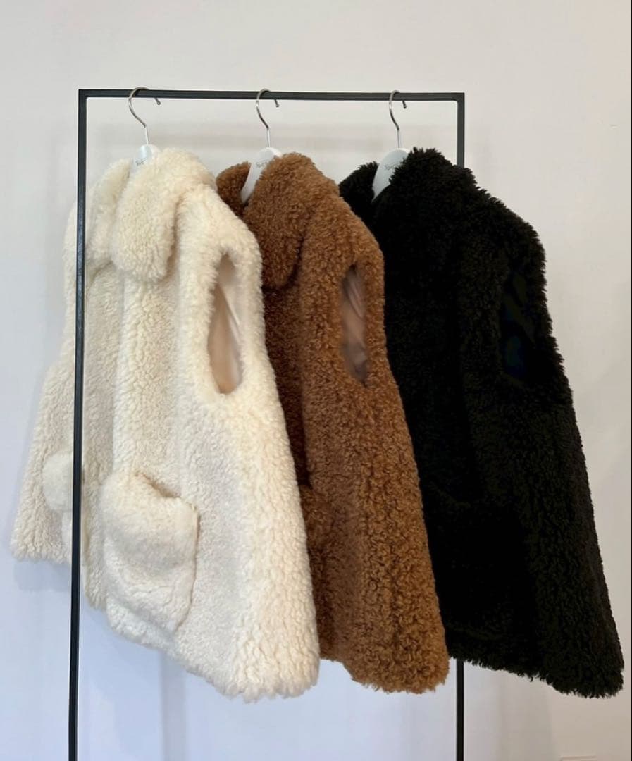 ロージーモンスター RosyMonster bearly boa vest