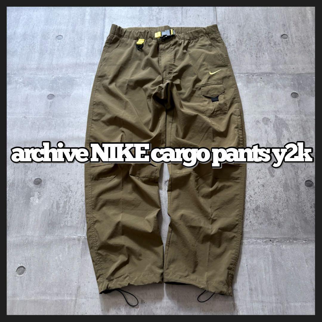 パンツ archive old NIKE cargo pants y2k tech