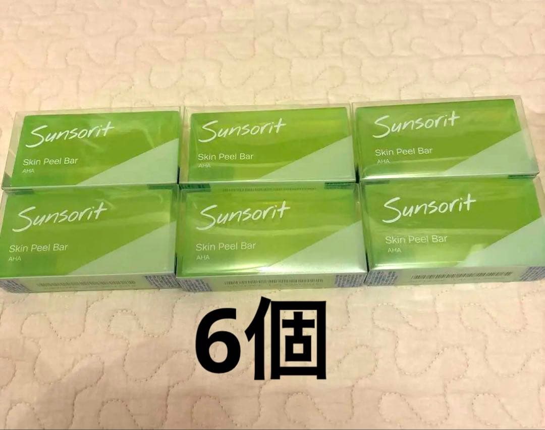 【新品】スキンピールバー 黄緑 6個セット