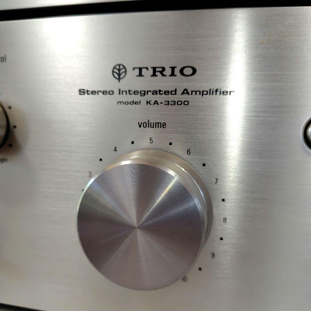 トリオKA-3300ステレオプリメインアンプ KT-3300AM-FMチューナー