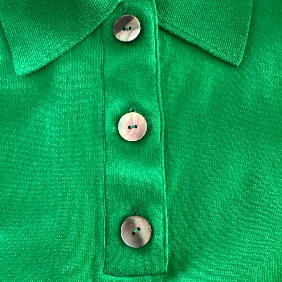 【新品タグ付き】någonstans knit polo pullover